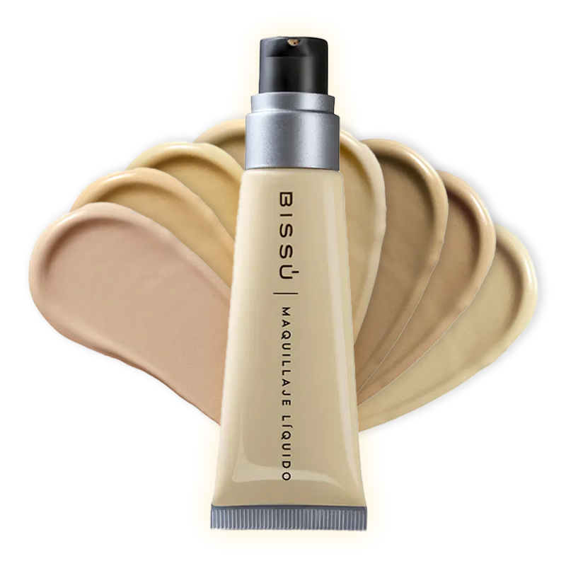 MAQUILLAJE LÍQUIDO BISSU (TONOS 1 A 12)
